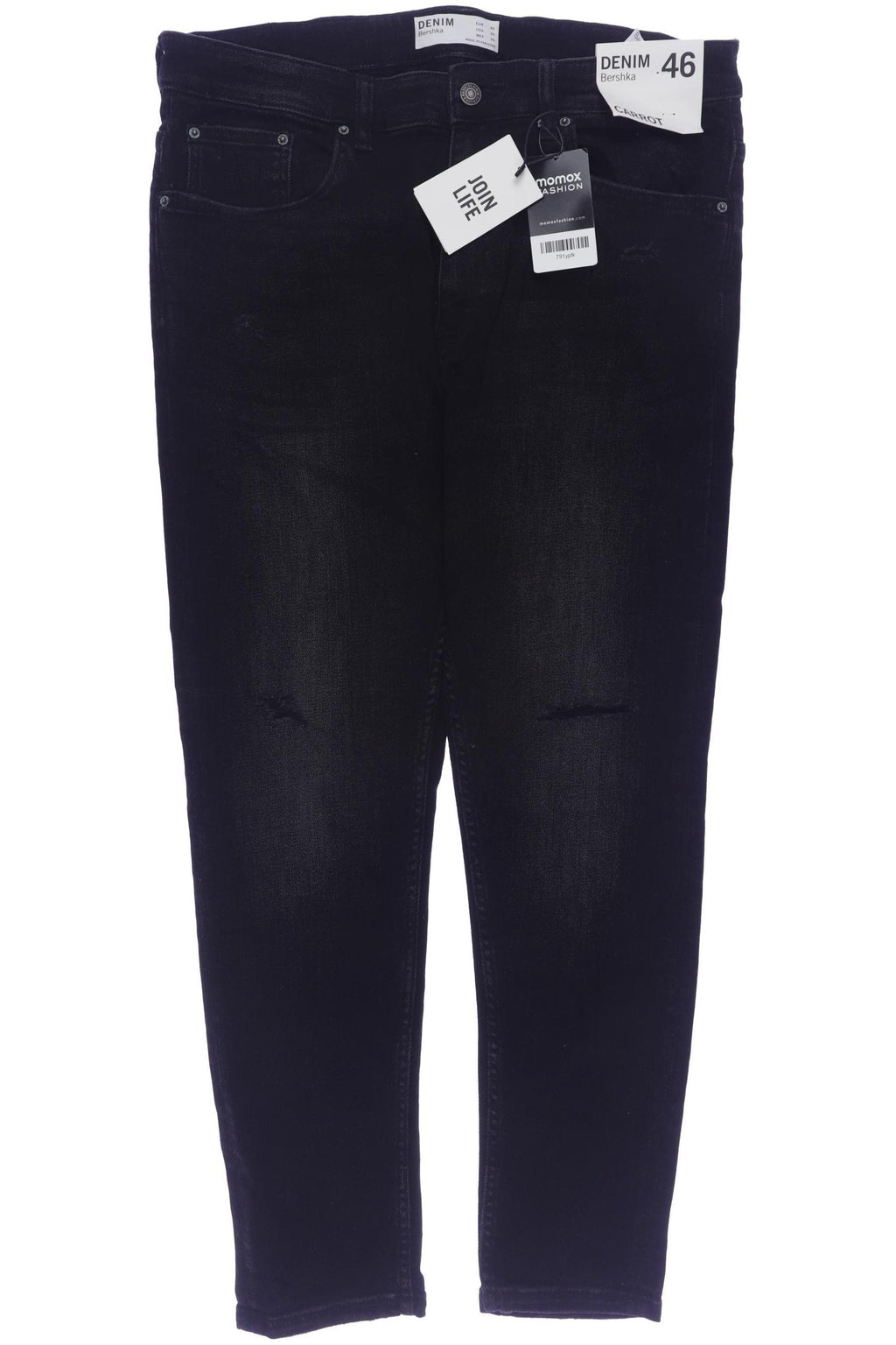 Bershka Herren Jeans Schwarz EU 46 4
