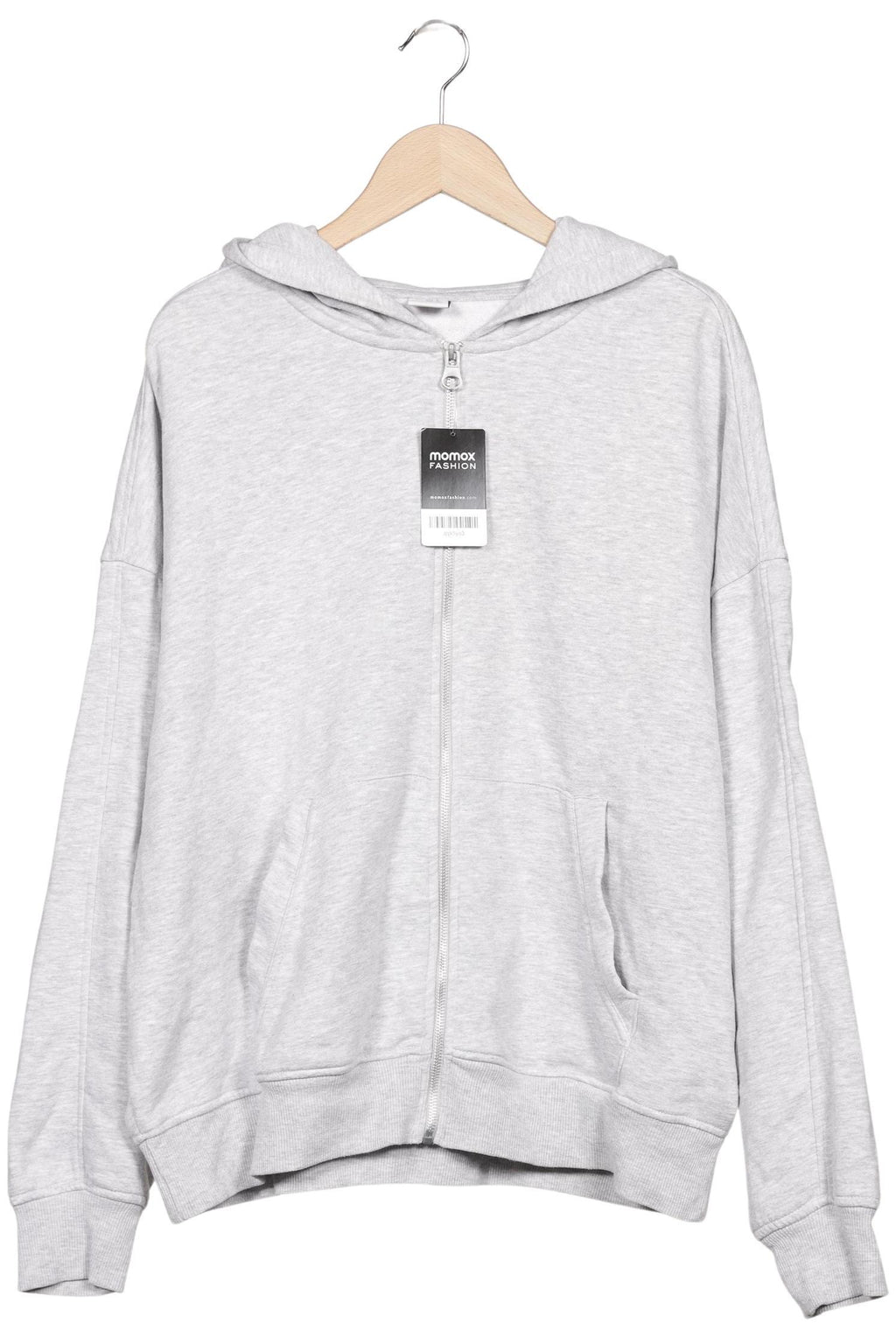 Bershka Men Hoodie Gray Size S 2