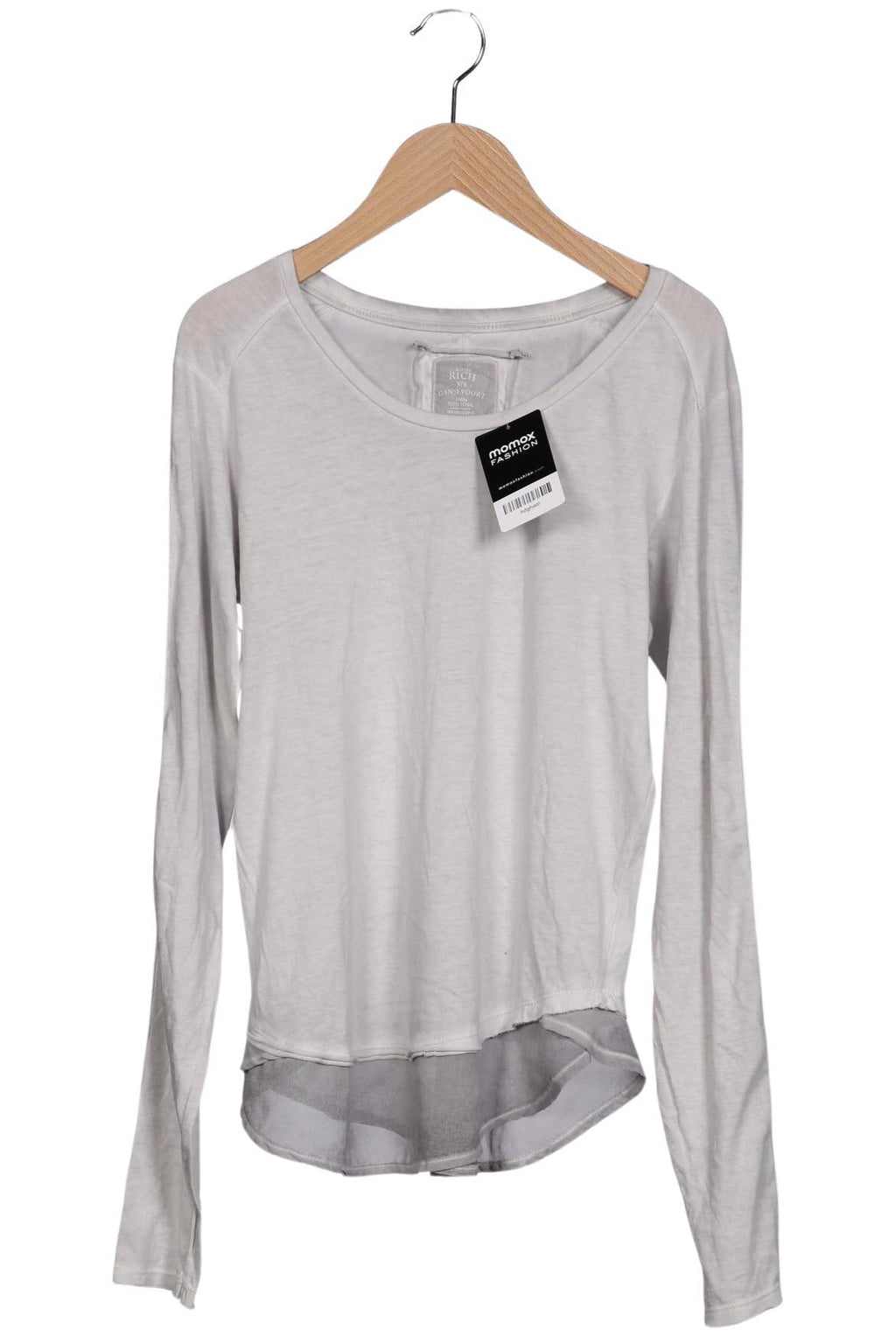 Better Rich Women Long Sleeve Shirt Gray M 8