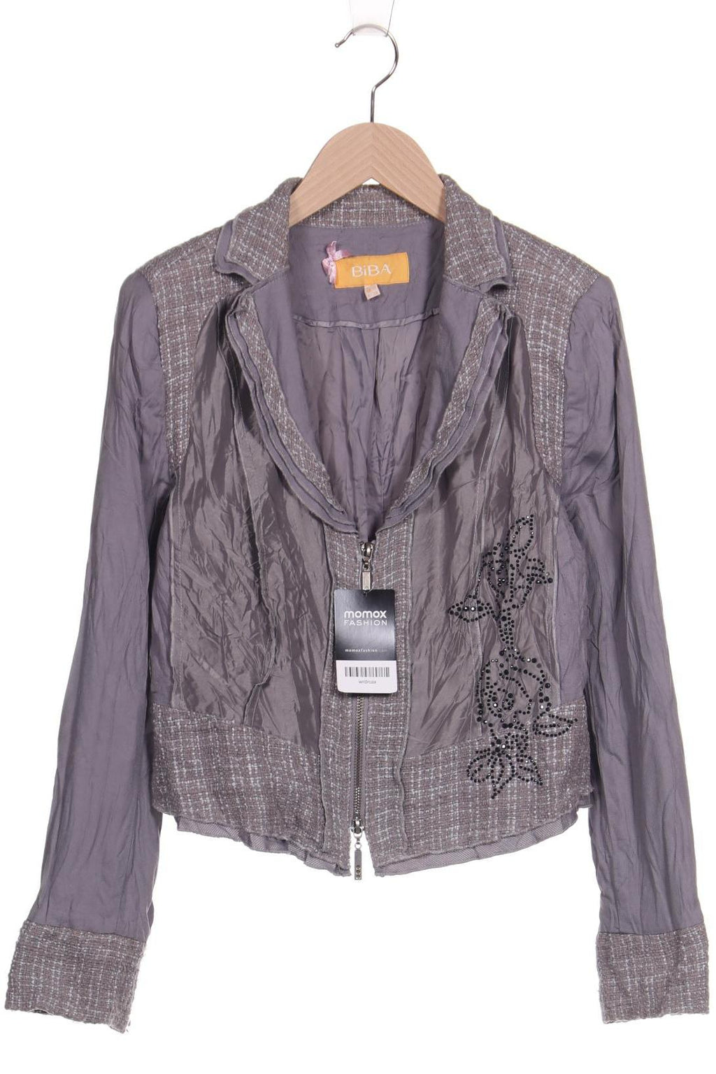 BiBA Damen Jacke Grau EU 36 4