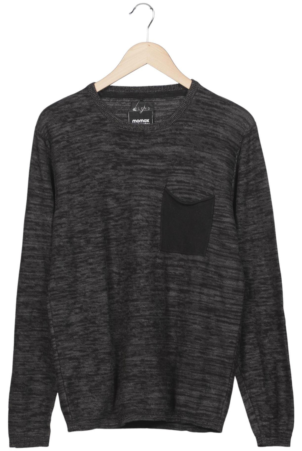 Blend Men's Sweater Gray Size L Cotton 7