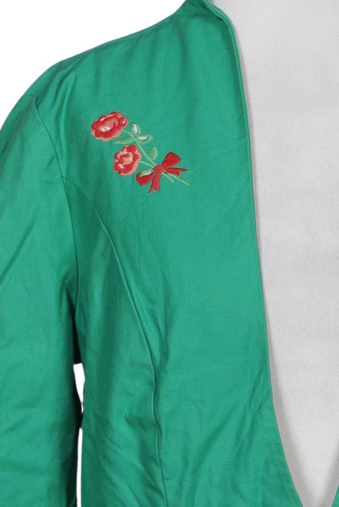 Blutsgeschwister Women's Blazer Green Size S 4