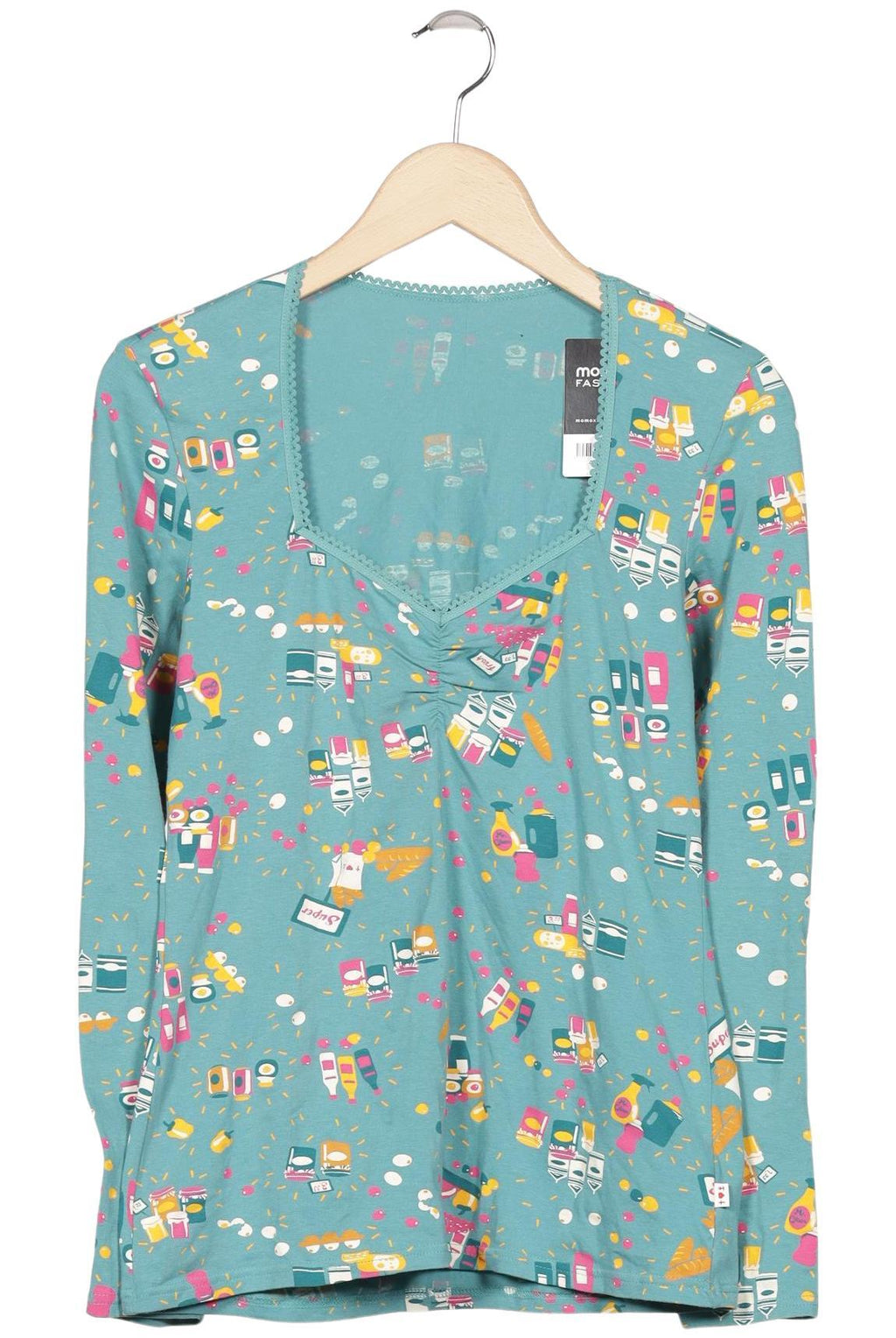 Blutsgeschwister Long Sleeve Shirt Turquoise M 5