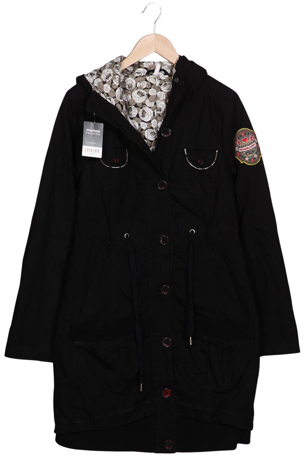 Blutsgeschwister Women Coat Black Size L 2