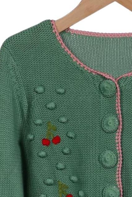 Blutsgeschwister Damen Strickjacke Green Size XS 7