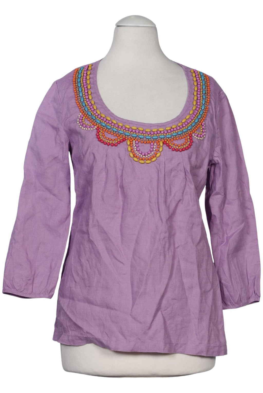 Boden Women's Blouse Purple EU 32 Linen 2