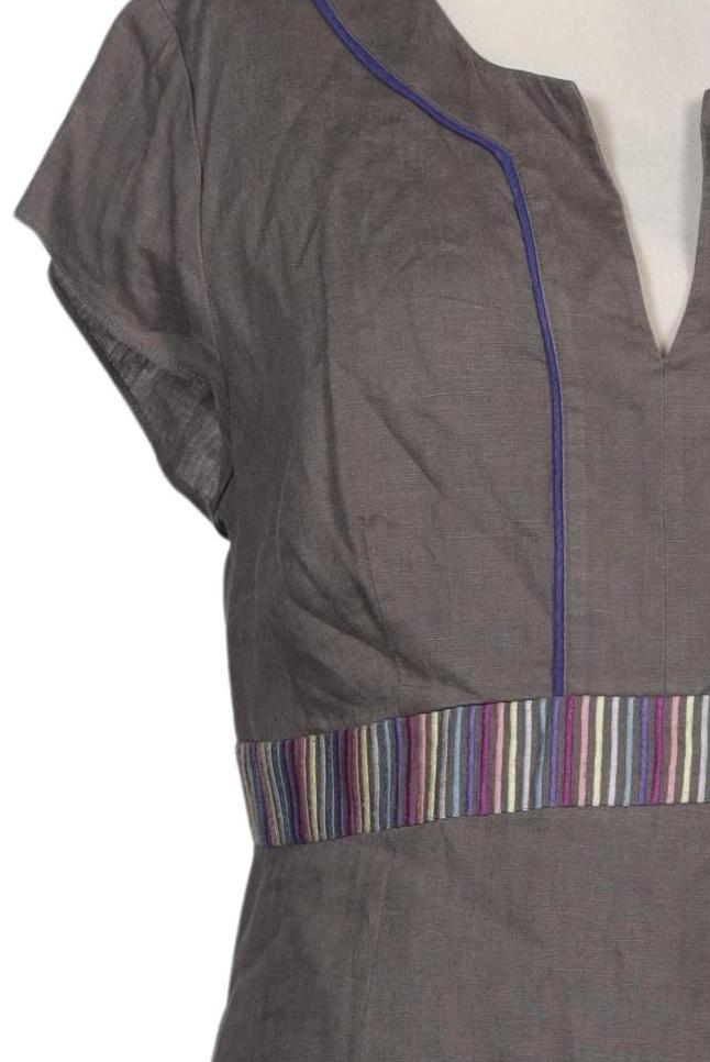 Boden Damen Linen Dress Gray EU 44 6