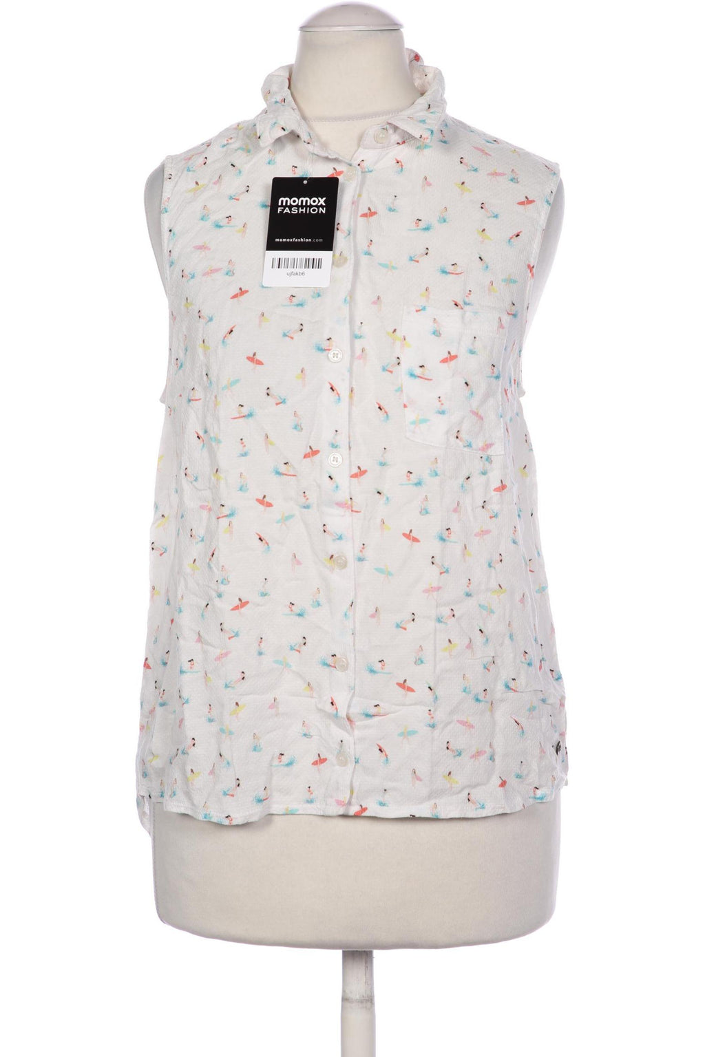 bonobo Damen Bluse, Weiß, Gr. S 4