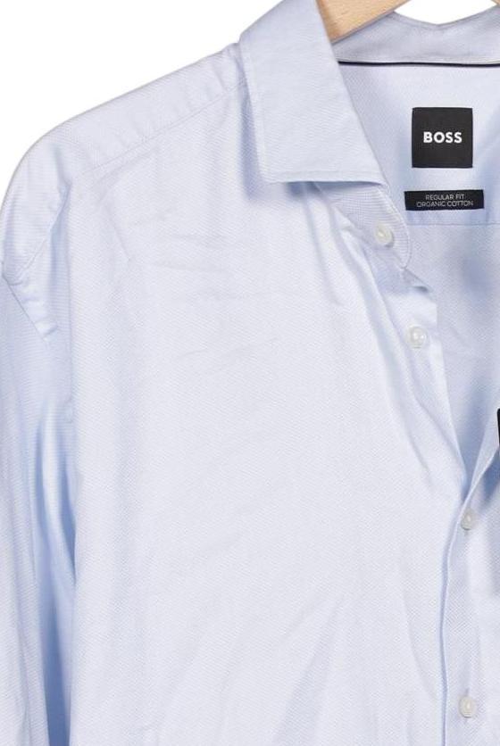 Hugo Boss Herren Hemd, Hellblau, Größe 45 6