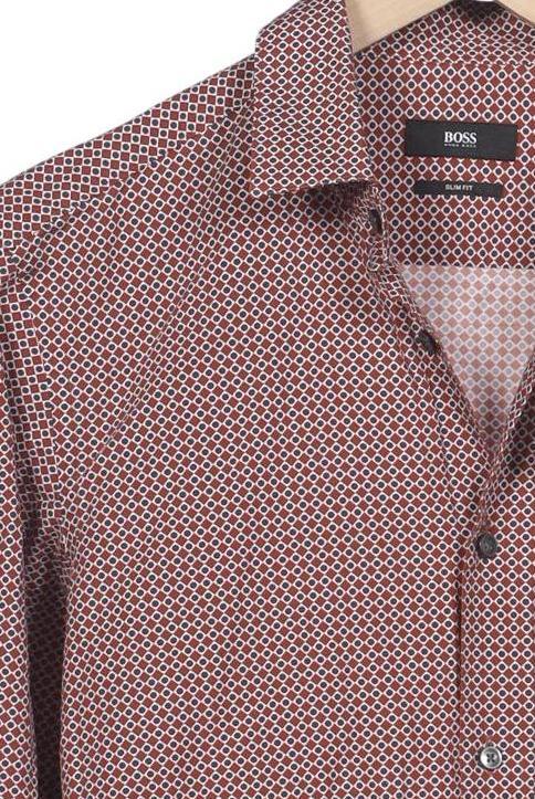 Boss Shirt Red 38 Cotton 6