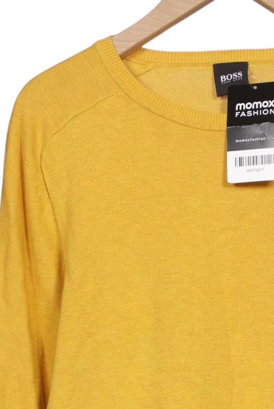 BOSS Hugo Boss Men's Sweater Yellow Size S Cotton 4