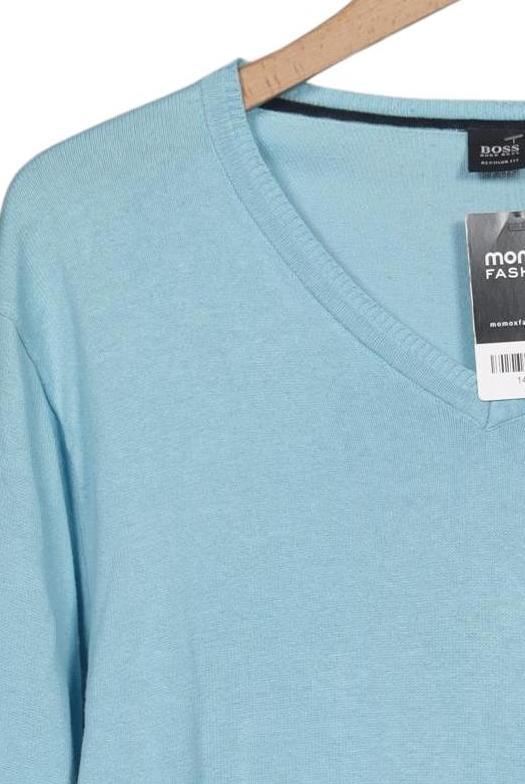 Hugo Boss Men's Sweater Light Blue Size L Cotton 8