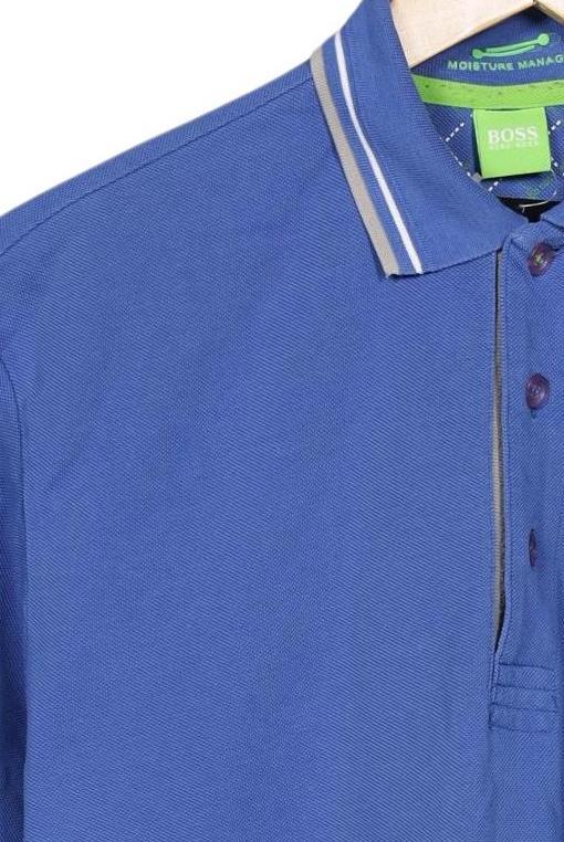 Poloshirt Homme Boss Green Bleu Taille M 4