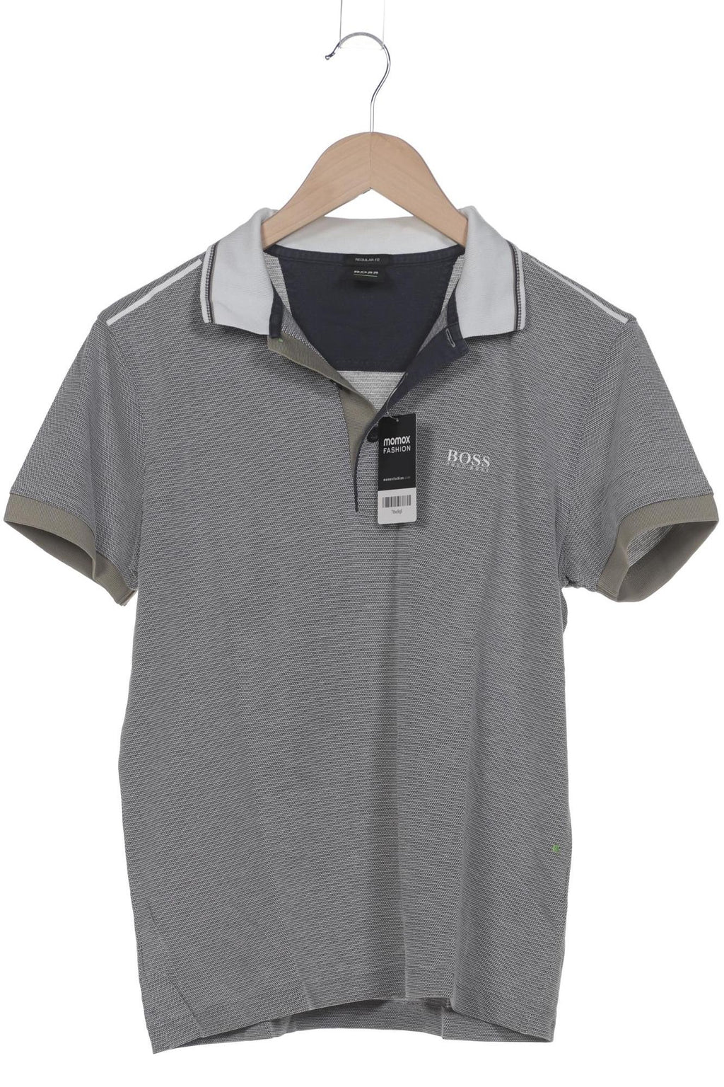 Boss Green Herren Poloshirt Grau Gr. S 10