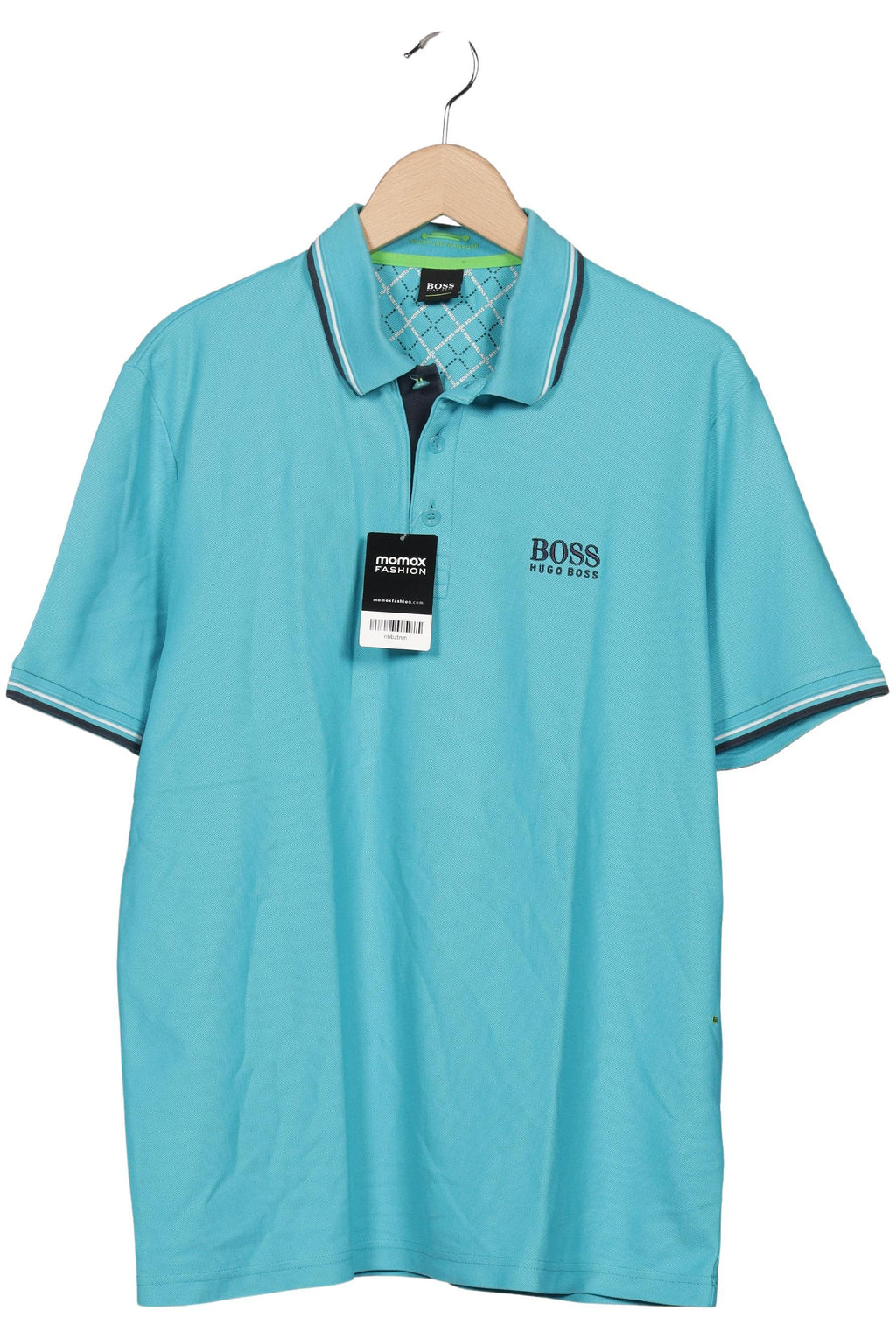 Boss Green Polo Shirt Men Light Blue XL 2