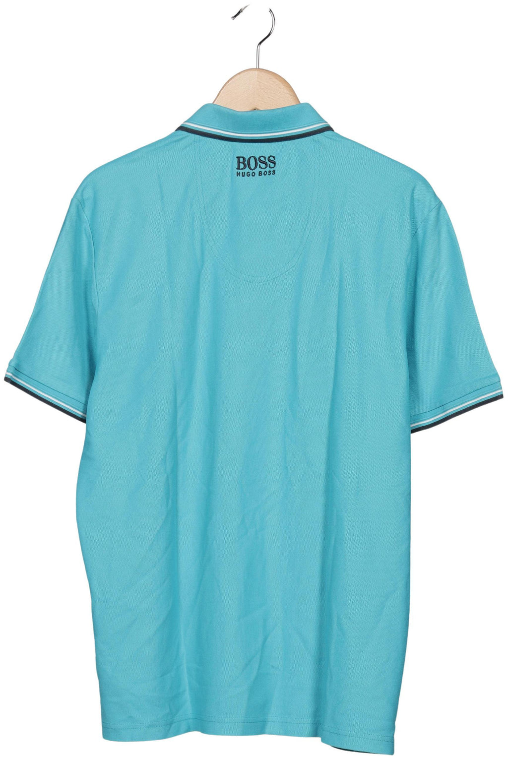 Boss Green Polo Shirt Men Light Blue XL 3