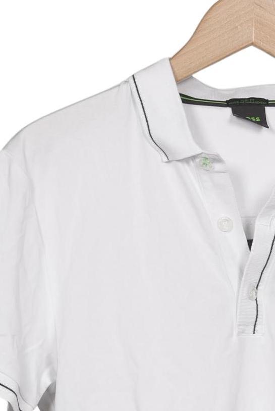 Boss Green Herren Poloshirt Weiß Gr. S 3