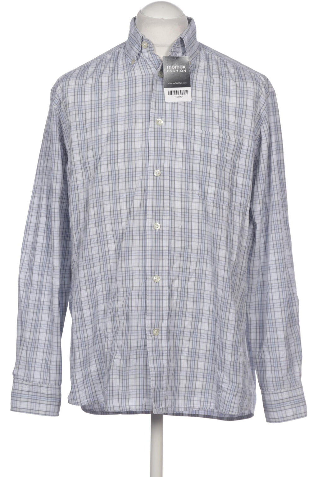 Boss Orange Men Shirt Gray 38 Cotton 4
