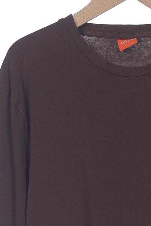Boss Orange Men's Long Sleeve Shirt Brown S Cotton Elastane 6
