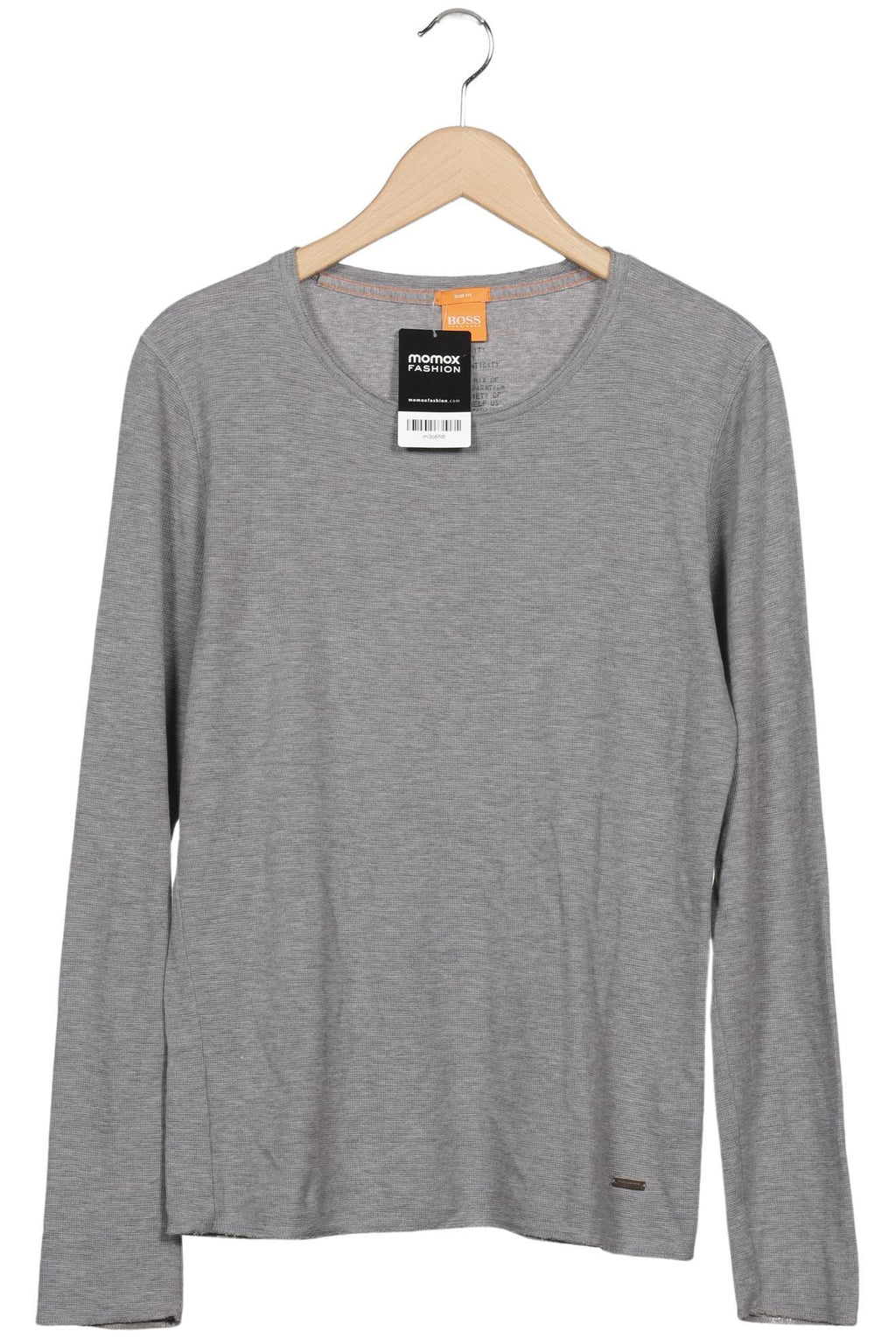 Boss Orange Men Long Sleeve Shirt Gray Size S Cotton 6