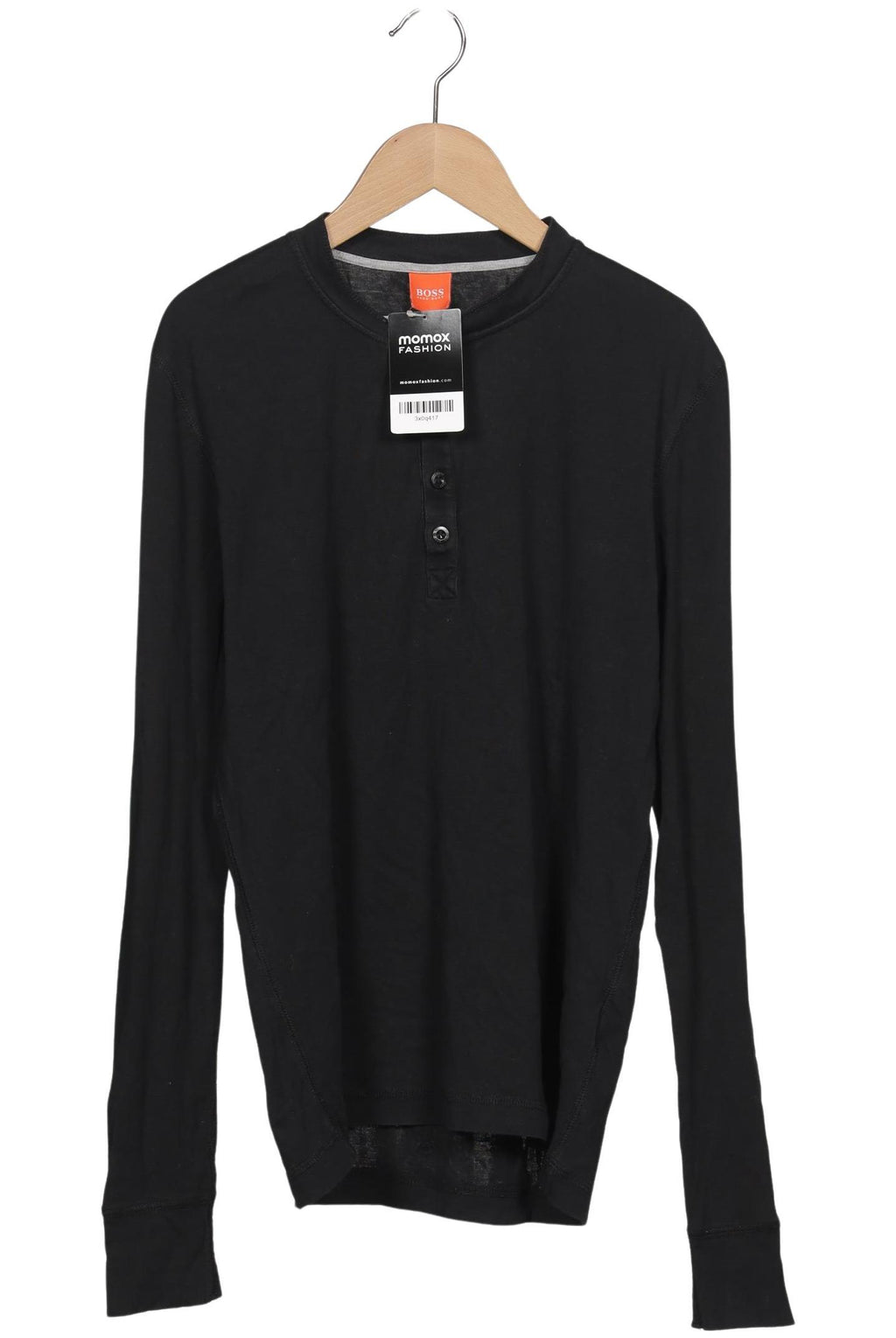 Boss Orange Men Long Sleeve Shirt Black Size S Cotton Second Hand 2