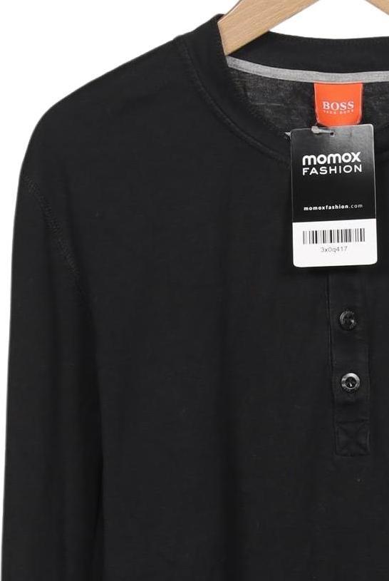 Boss Orange Men Long Sleeve Shirt Black Size S Cotton Second Hand 4