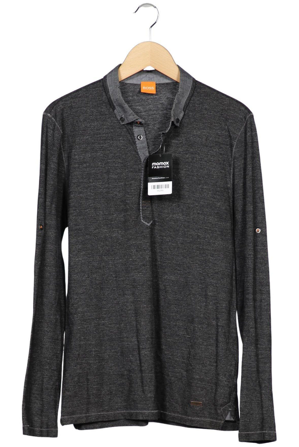 Boss Orange Herren Poloshirt Grau Gr. S 4