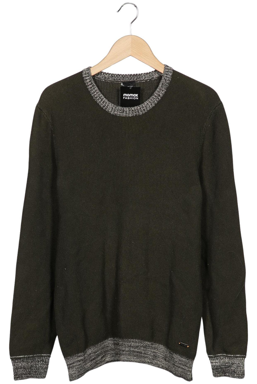 Boss Orange Men's Sweater Green Size L Cotton 4