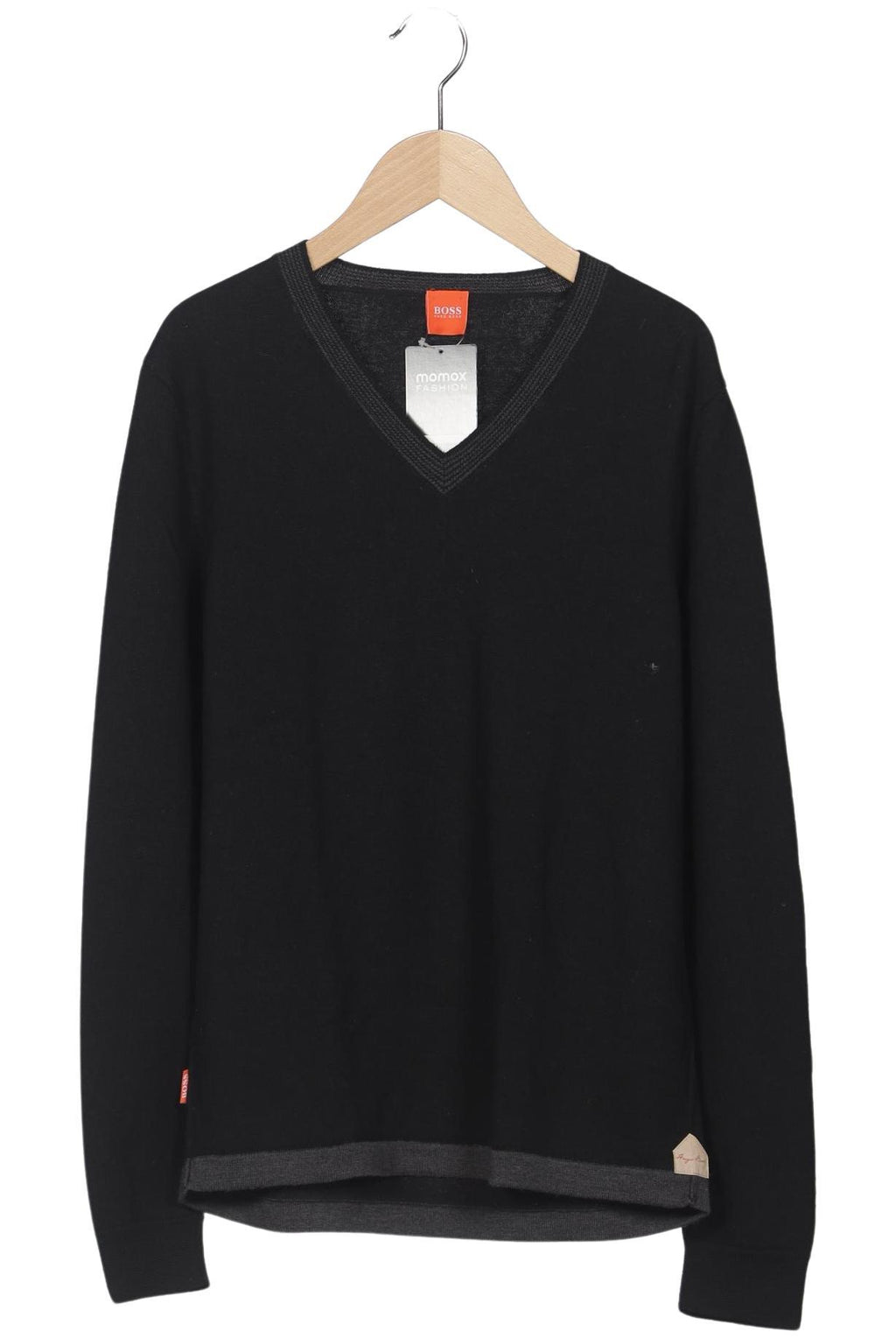 Boss Orange Men's Pullover Black Size S Virgin Wool 3