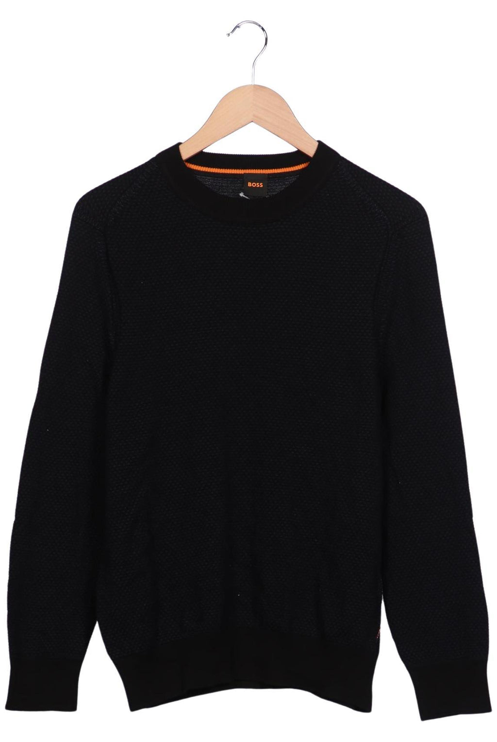 Boss Orange Men's Sweater Black M Cotton 10