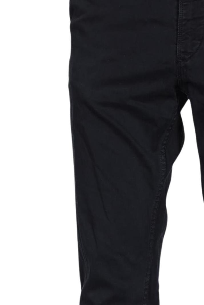 Boss Orange Men's Trousers Navy W33 Cotton Leather 4