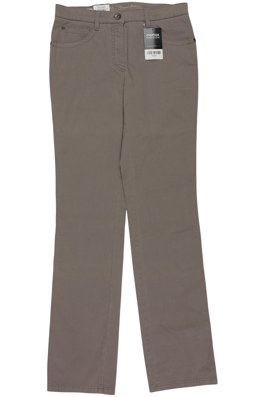 Brax Women's Trousers Gray W26 Cotton Elastane 4