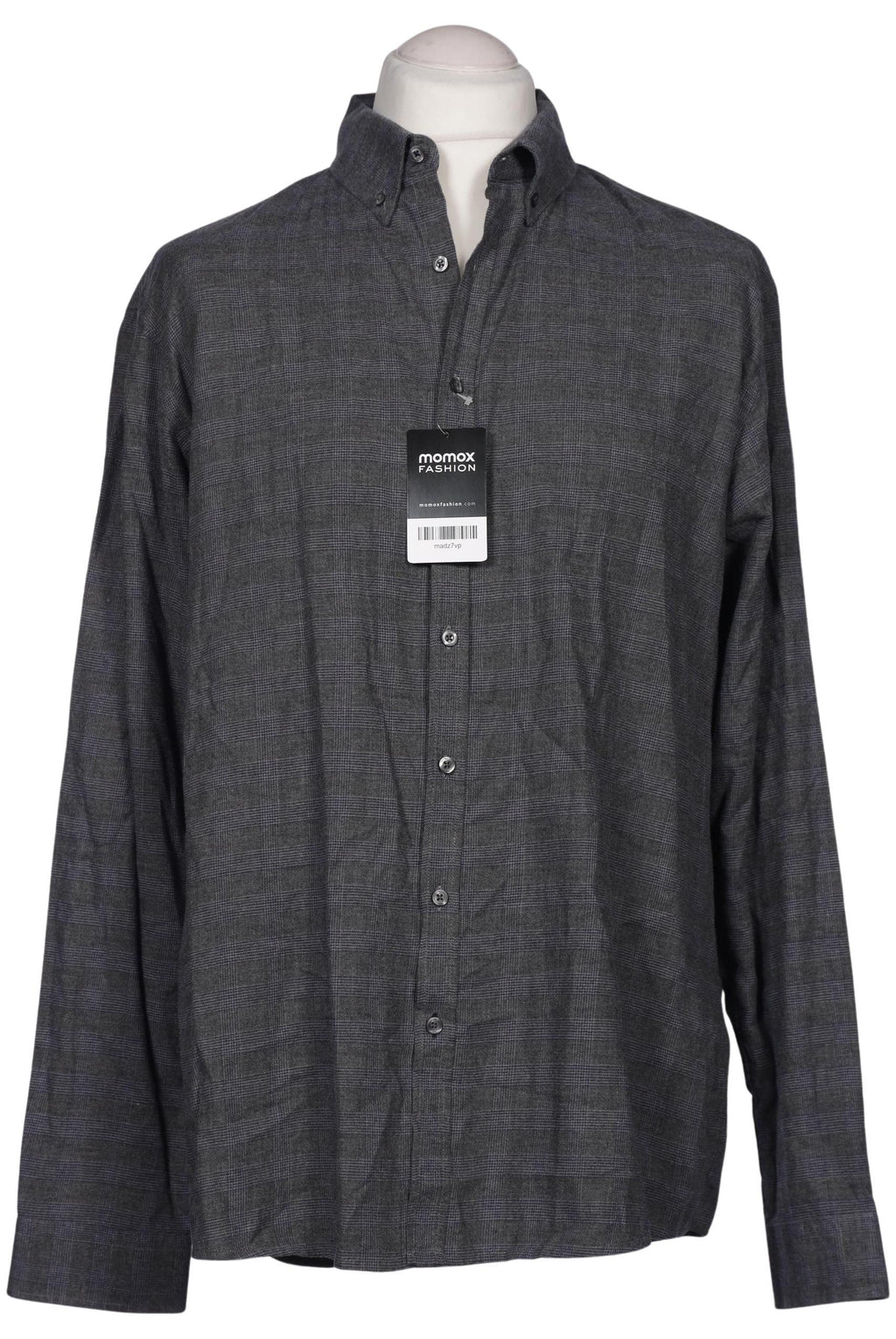 Brax Men Shirt Gray 43 Cotton 4