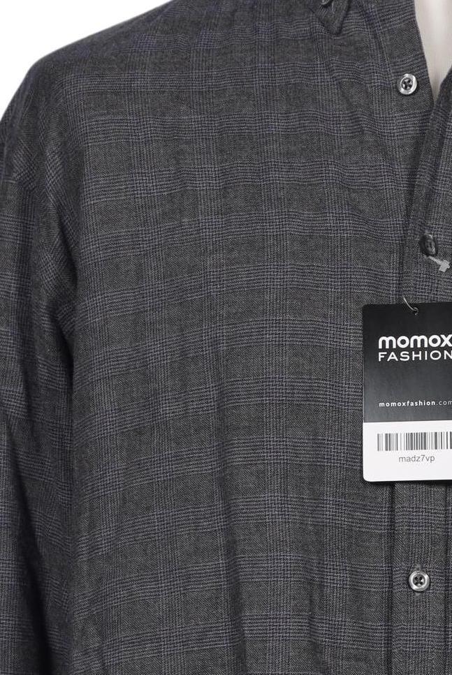 Brax Men Shirt Gray 43 Cotton 6