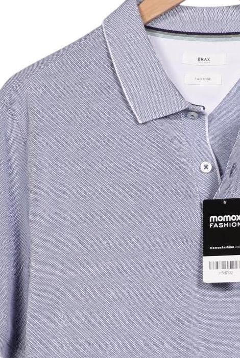 Brax Polo Shirt Light Blue XXL Cotton 4