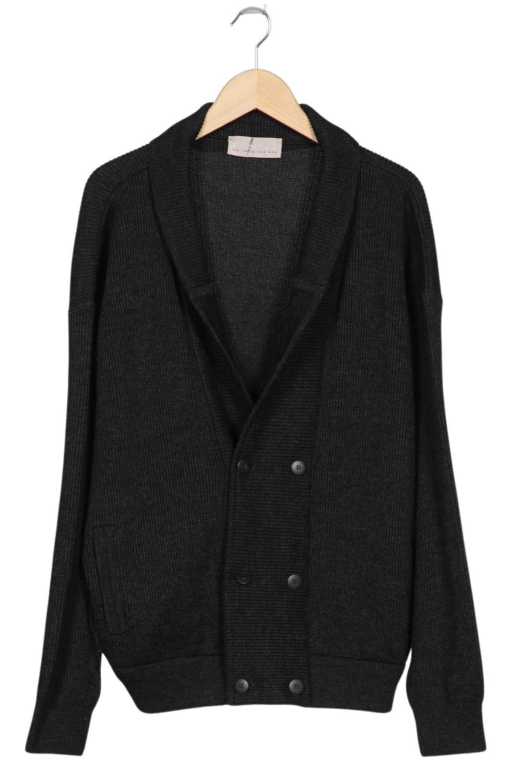 Breidhof Men's Knit Cardigan Gray EU 52 2