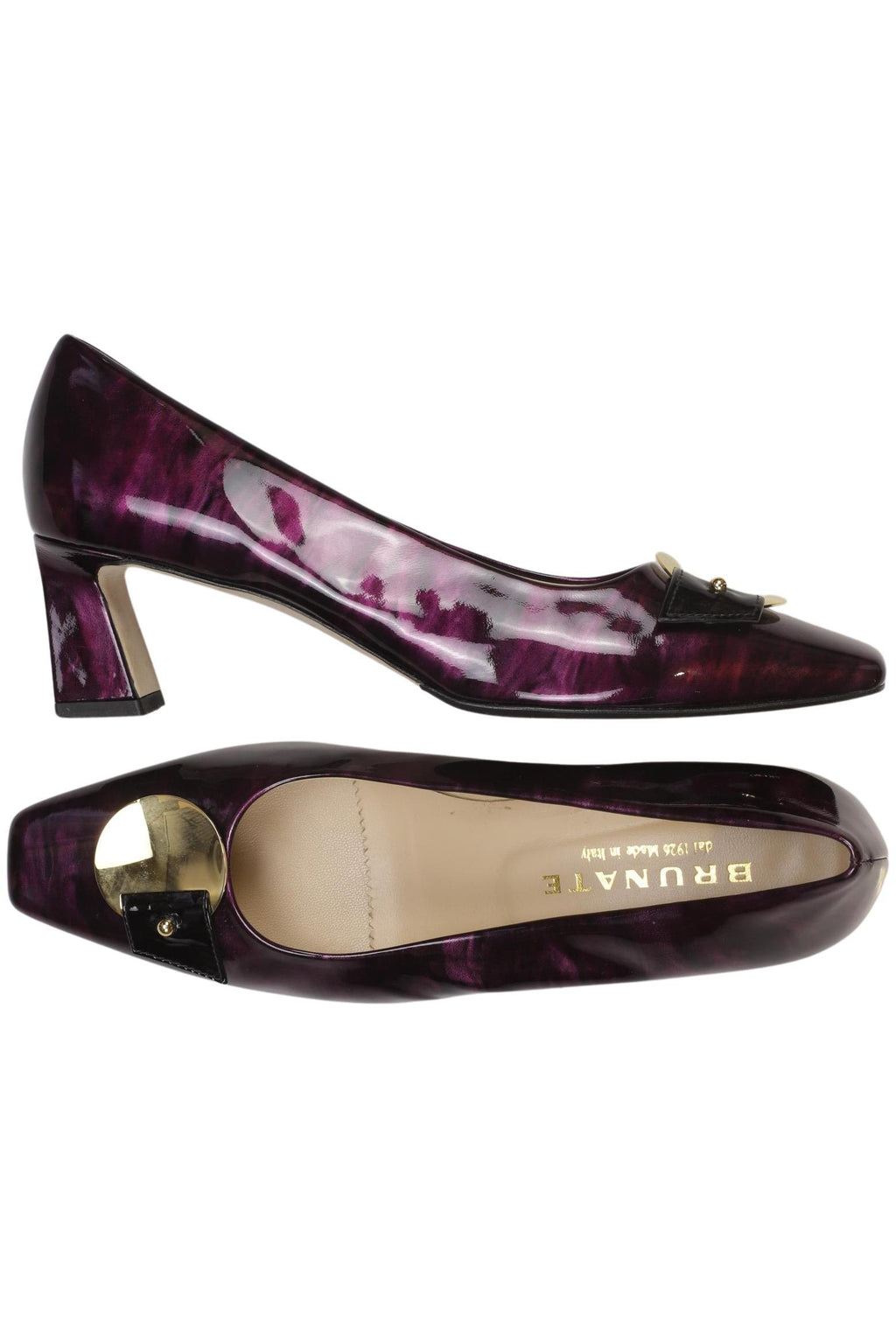 Brunate Pumps Purple EU 41 Leather 2