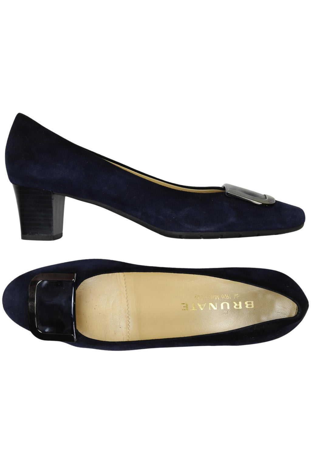 Brunate Damen Pumps Marineblau Leder EU 40 3