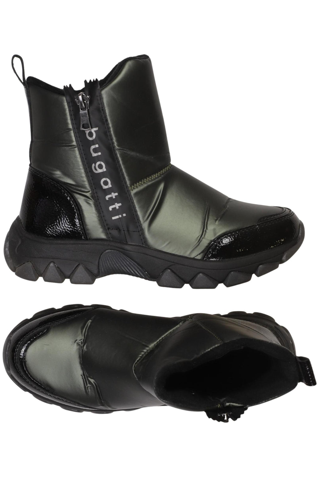 Bugatti Women's Ankle Boot Green EU 38 Synthetic Leather 2
