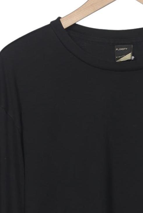 Bugatti Men Long Sleeve Shirt Black 3XL Cotton 3