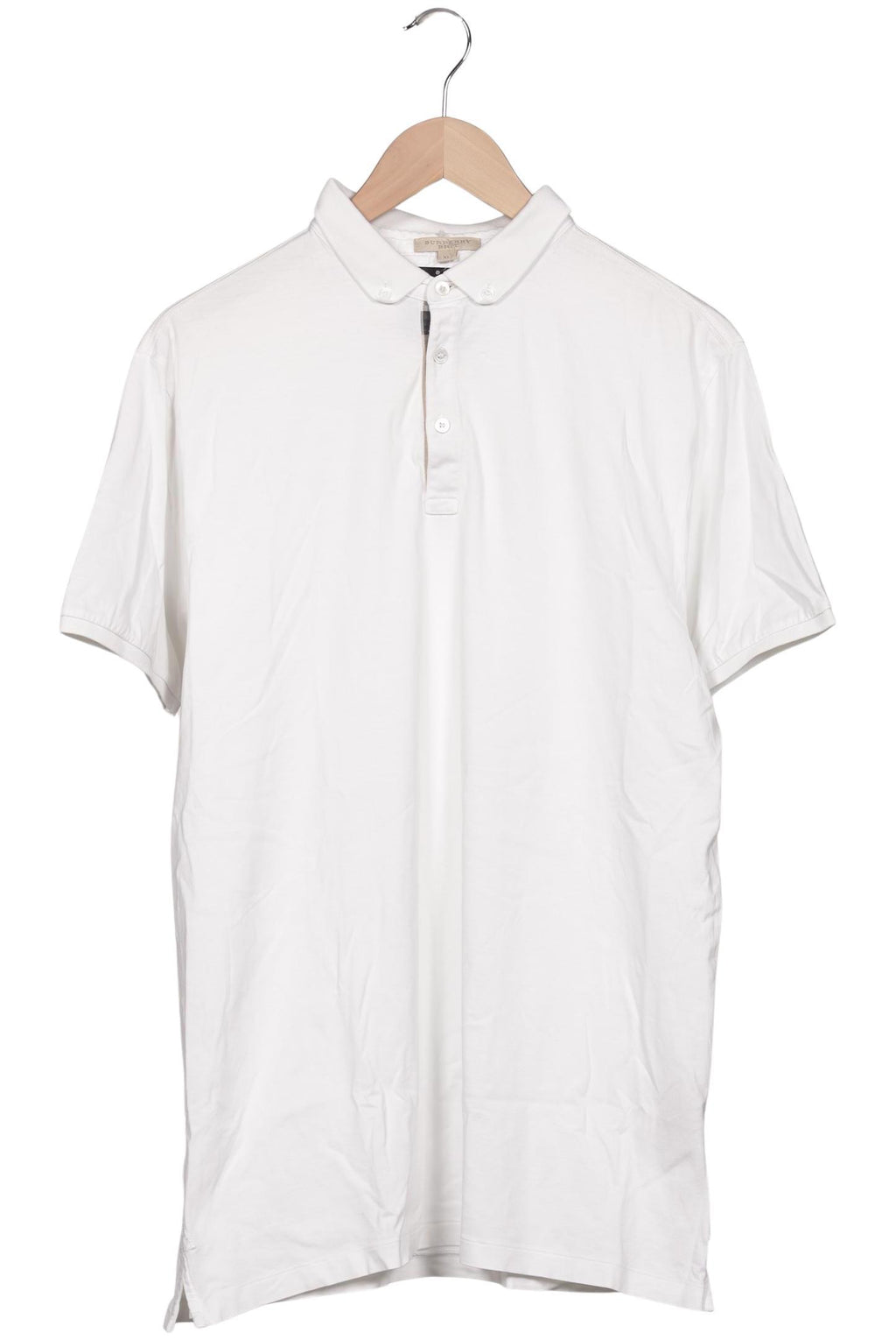 Burberry Herren Poloshirt, Weiß, Gr. XL 2
