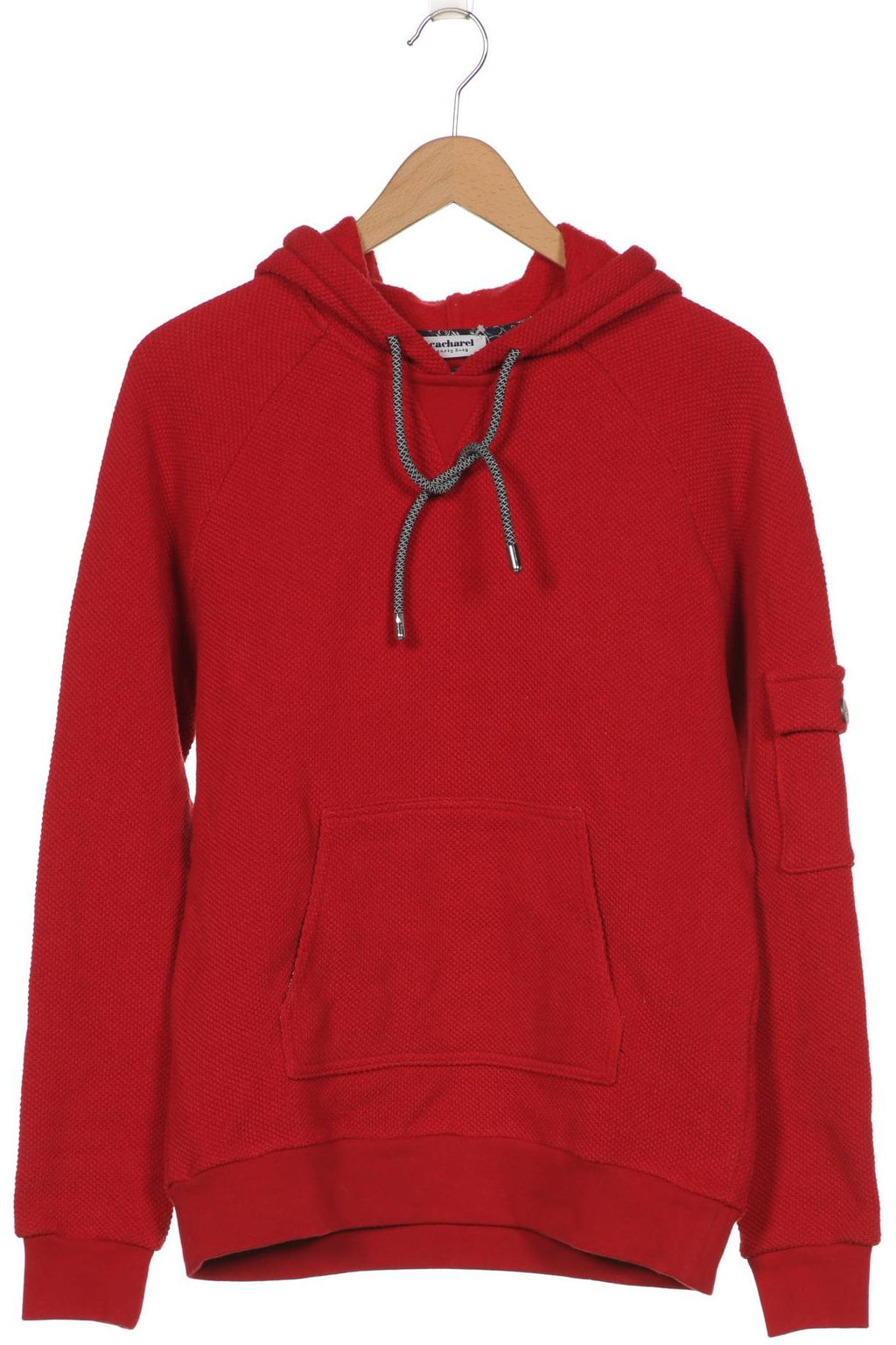 Cacharel Men Hoodie Bordeaux Size S 4