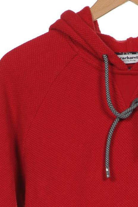 Cacharel Men Hoodie Bordeaux Size S 6