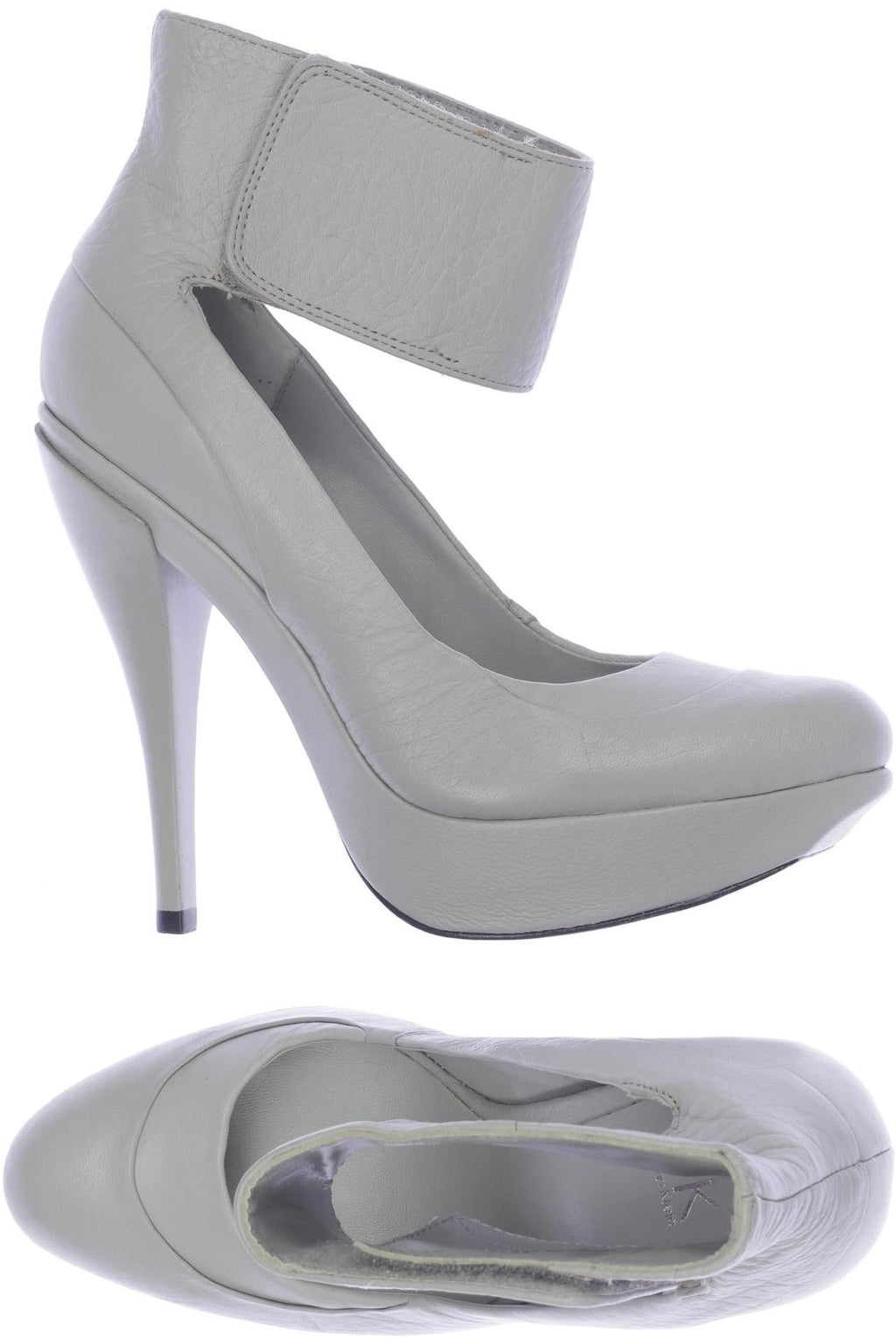 Calvin Klein Damen Pumps Grau EU 36 Leder 3