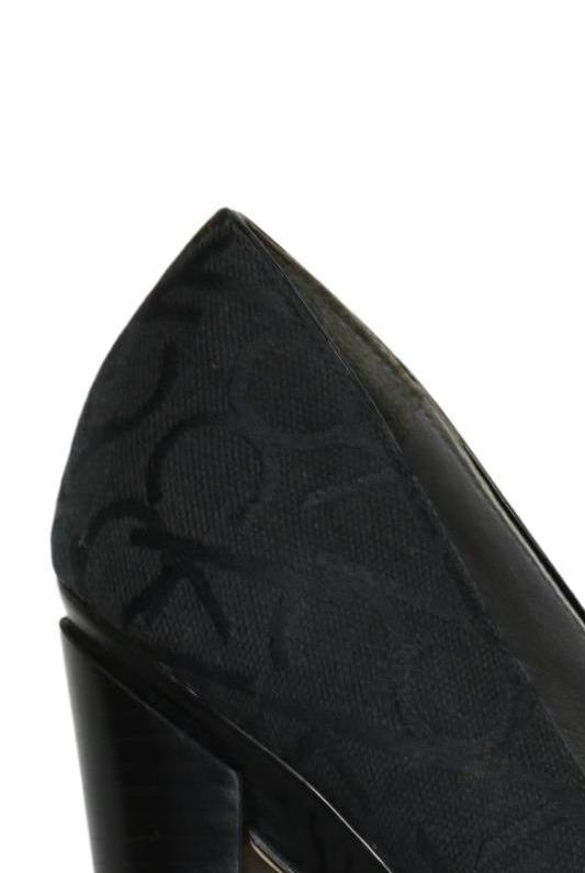 Calvin Klein Women's Pumps Black EU 37.5 Leather 3