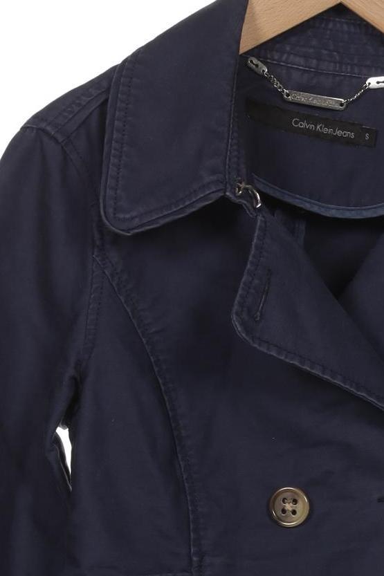 Calvin Klein Jeans Women Jacket Navy Blue Size S Cotton 9