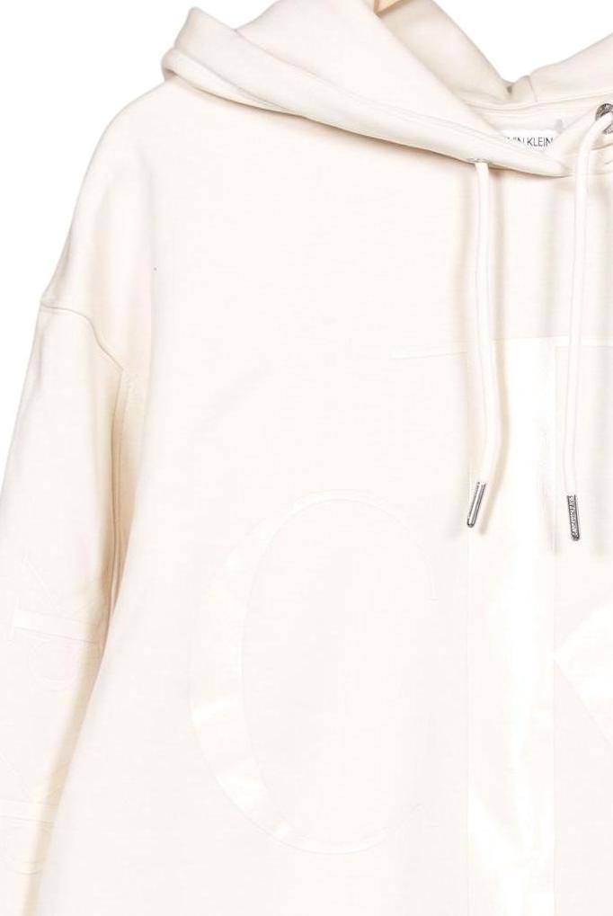 Calvin Klein Hoodie Cream White Size L 4