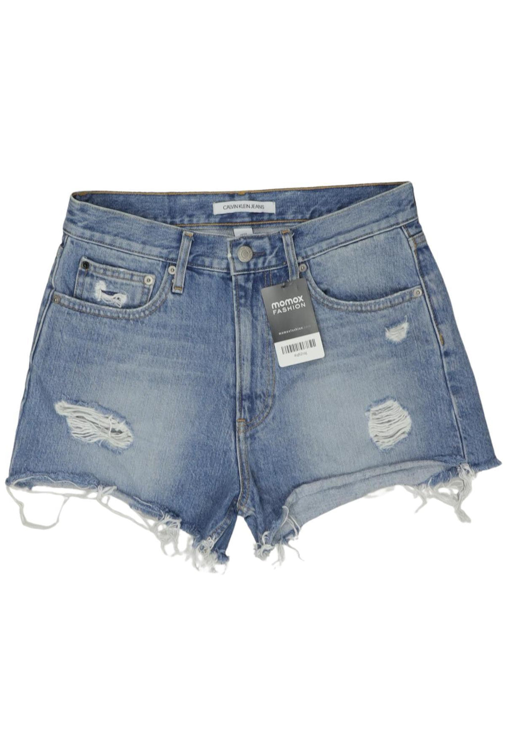 Calvin Klein Jeans Shorts Femme Bleu Clair W27 4