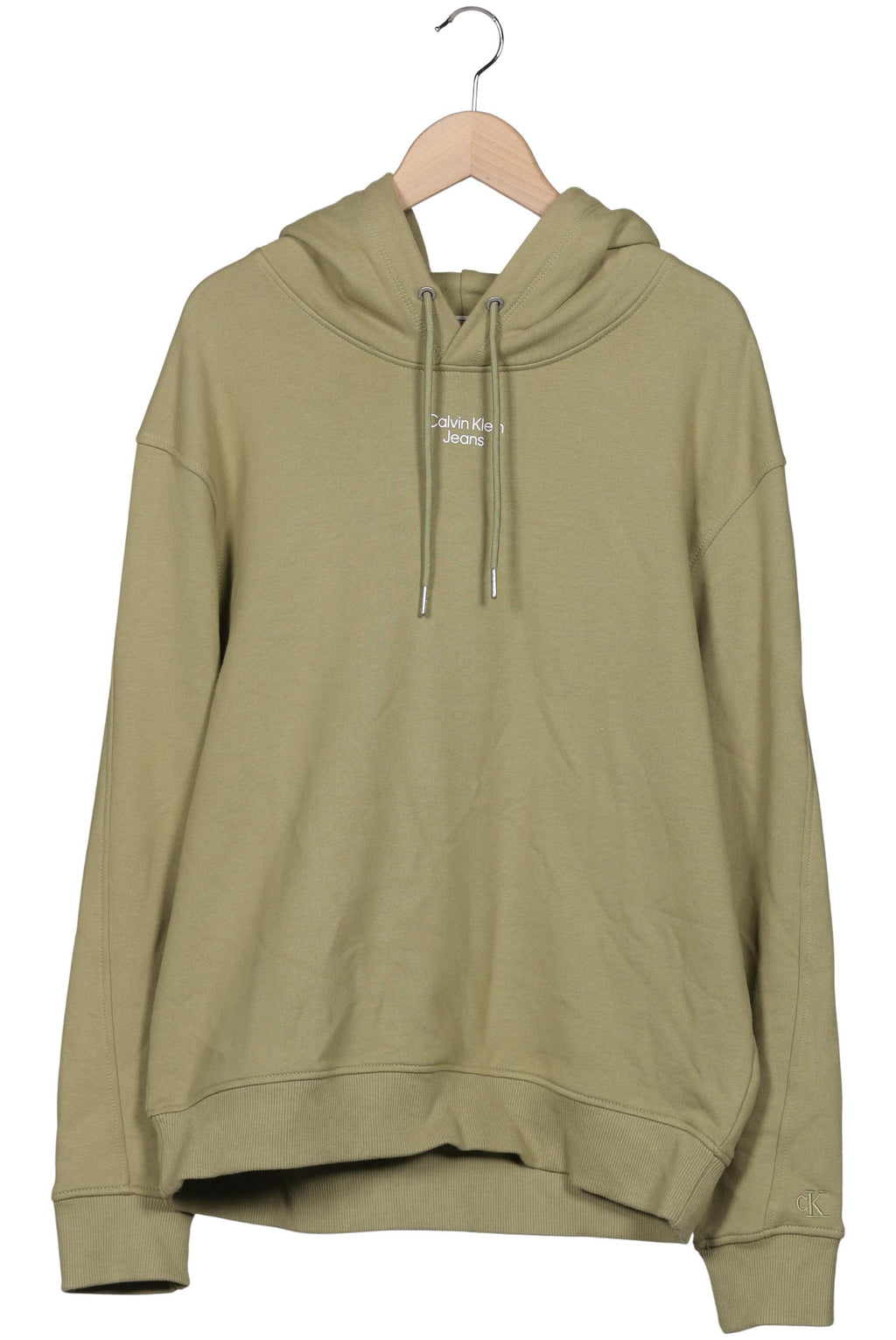 Calvin Klein Jeans Men Hoodie Green Size L 3