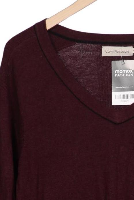 Calvin Klein Jeans Men Pullover Bordeaux XXL 4